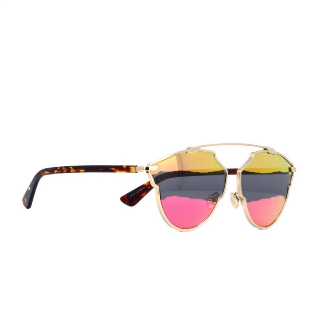 Dior SoReal mirror multi color sunglasses